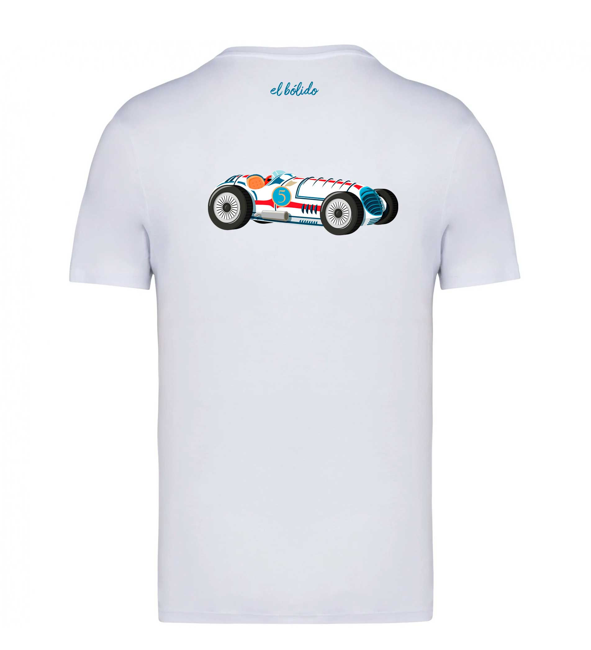 Camiseta algodón orgánico, unisex, El bólido