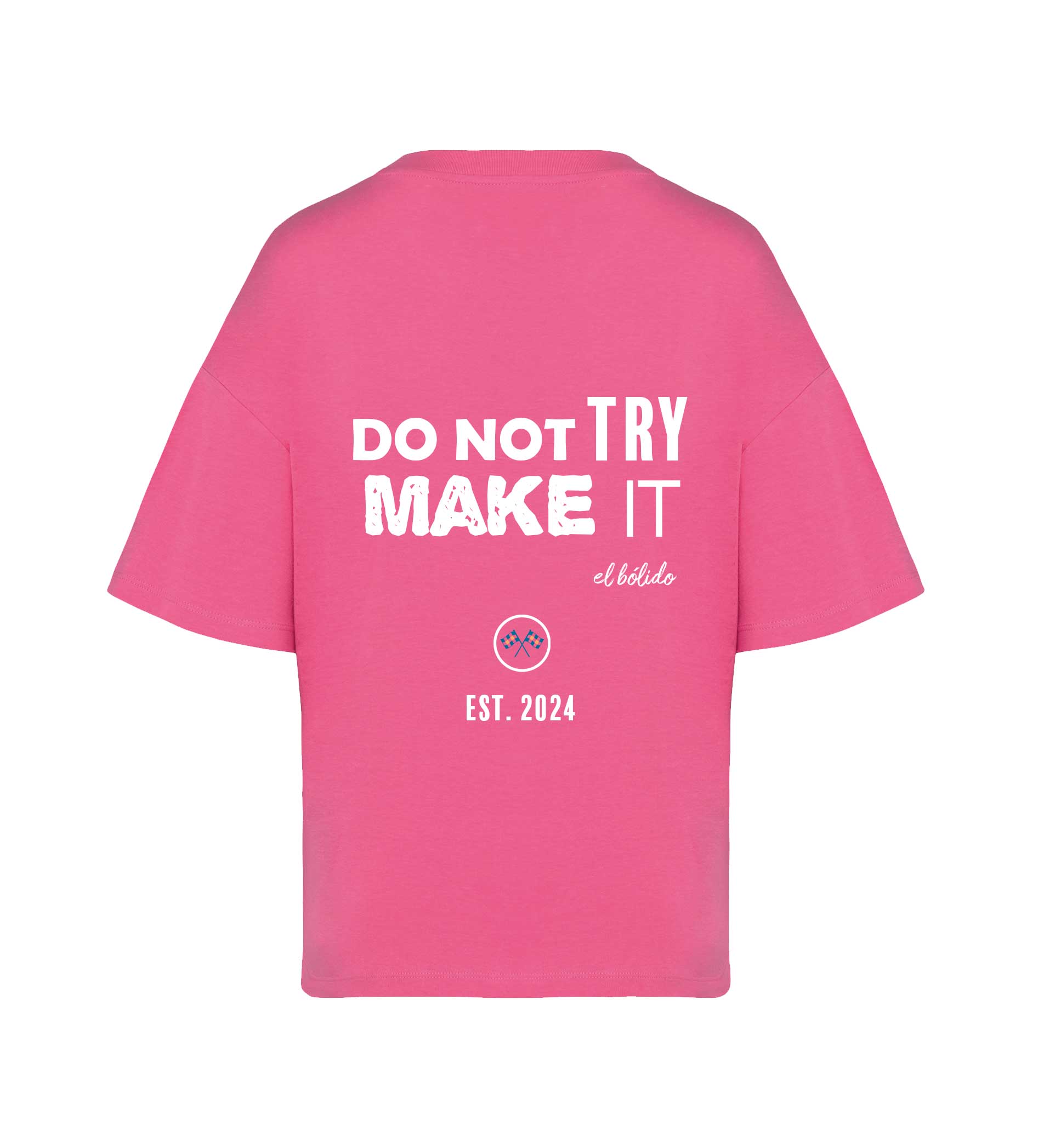 Camiseta ecorresponsable oversize DO NOT TRY