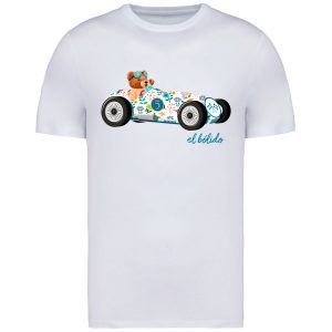 Camiseta algodón orgánico, unisex, Flores
